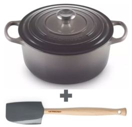 le-creuset-signature-braadpan-flint-20-cm