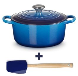 le-creuset-signature-braadpan-azure-20-cm