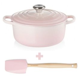 le-creuset-braadpan-shell-pink