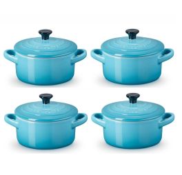 le-creuset-mini-braadpan-caribbean-blue